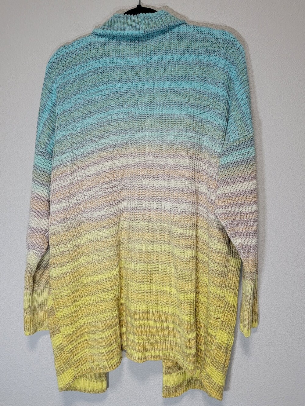 Pilcro Space-dyed Heavy Knit Open Front Cardigan - Picture 8 of 9